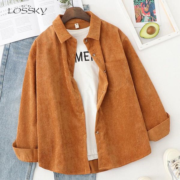 women's blouses & shirts lossky corduroy button up long sleeve women blouse solid white loose style fashion ladies autumn womans cloth
women's blouses & shirts lossky corduroy button up long sleeve women blouse solid white loose style fashion ladies autumn womans cloth