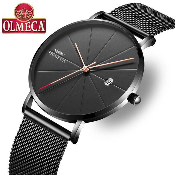wristwatches watches men ultra-thin olmeca simple watch waterproof stainless steel quartz relogio masculino, Slivery;brown
wristwatches watches men ultra-thin olmeca simple watch waterproof stainless steel quartz relogio masculino, Slivery;brown