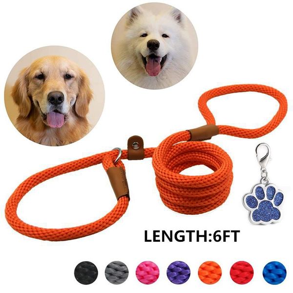 feet adjustable dog p rope pet leash for training walking nylon big leashes tags drop supplies collars &
feet adjustable dog p rope pet leash for training walking nylon big leashes tags drop supplies collars &
