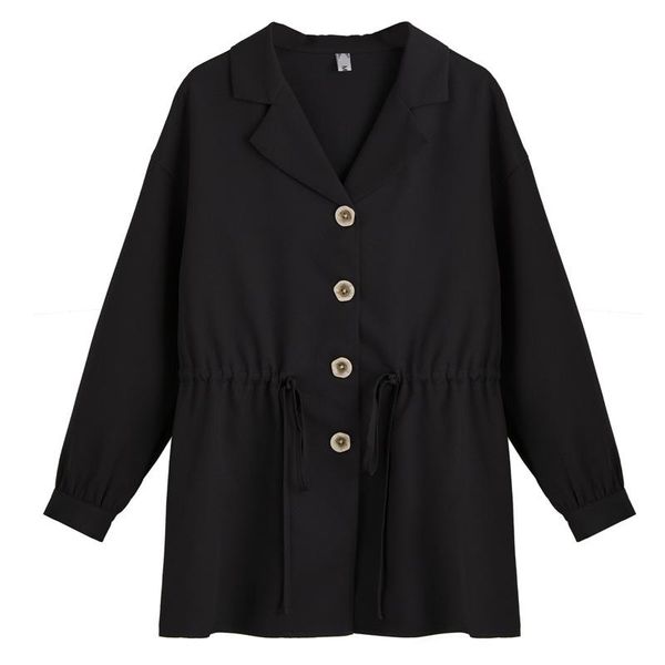 large size suit coats women autumn fashion loose solid casual lapel single breasted female streetwear lace-up blazer jacket women's su, White;black
large size suit coats women autumn fashion loose solid casual lapel single breasted female streetwear lace-up blazer jacket women's su, White;black