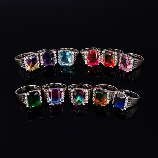 cluster rings fcgjhw ring multi-color noble fashion rectangular 10*14mm zircon female engagement wedding party jewelry anniversary, Golden;silver
cluster rings fcgjhw ring multi-color noble fashion rectangular 10*14mm zircon female engagement wedding party jewelry anniversary, Golden;silver