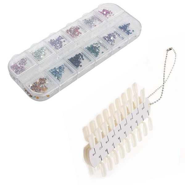 nail art kits 1800 acrylic uv gel tips glitter rhinestone & double-layer 36 color display card practice
nail art kits 1800 acrylic uv gel tips glitter rhinestone & double-layer 36 color display card practice