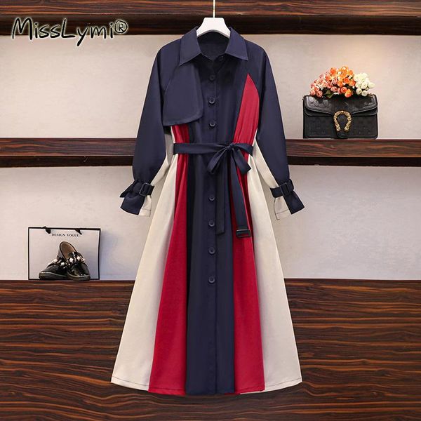 s-xl size women runway long dress autumn 2021 fashion turn-down collar sleeve patchwork color loose chiffon shirt dresses casual, Black;gray
s-xl size women runway long dress autumn 2021 fashion turn-down collar sleeve patchwork color loose chiffon shirt dresses casual, Black;gray