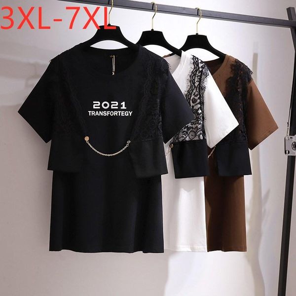 plus size t-shirt missfansiqi design summer for women large short sleeve loose cotton black lace 3xl 4xl 5xl 6xl 7xl
plus size t-shirt missfansiqi design summer for women large short sleeve loose cotton black lace 3xl 4xl 5xl 6xl 7xl