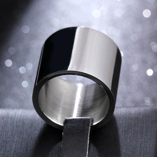 wedding rings 18mm wide black/silver stainless steel ring fashion personality punk smooth biker finger motorcycle party jewelry for men, Slivery;golden
wedding rings 18mm wide black/silver stainless steel ring fashion personality punk smooth biker finger motorcycle party jewelry for men, Slivery;golden