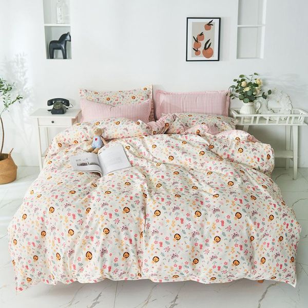 bedding sets 3/4pcs set full single size gentle cartoon lion and flower pattern soft aloe cotton bedroom comfort oceania
bedding sets 3/4pcs set full single size gentle cartoon lion and flower pattern soft aloe cotton bedroom comfort oceania
