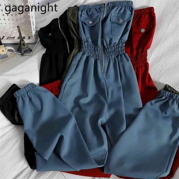 spring summer korean stylish solid off shoulder high waist silm rompers with zippers long pants 210601, Black;white
spring summer korean stylish solid off shoulder high waist silm rompers with zippers long pants 210601, Black;white