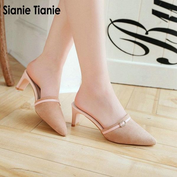slippers sianie tianie 2021 summer white open toe square high heels woman shoes women sandals fashion slides mules with buckle, Black
slippers sianie tianie 2021 summer white open toe square high heels woman shoes women sandals fashion slides mules with buckle, Black