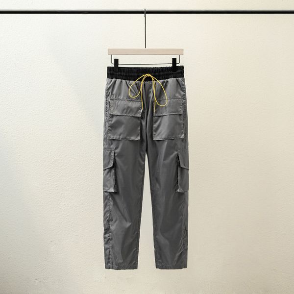 2021 side buttons nylon overalls joggers hiphop streetwear men pockets casual pants trousers rhude, Black
2021 side buttons nylon overalls joggers hiphop streetwear men pockets casual pants trousers rhude, Black