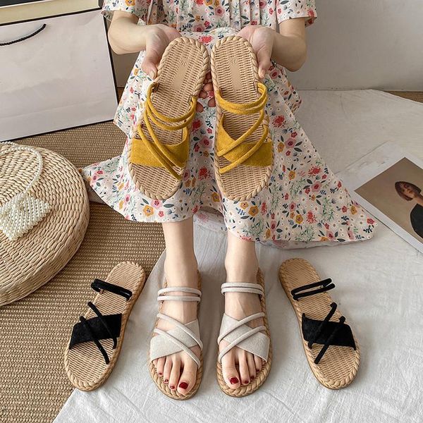 shoes slippers women summer shale female beach cross-tied slides pantofle fashion low sabot 2021 luxury flat pu narrow band basi, Black
shoes slippers women summer shale female beach cross-tied slides pantofle fashion low sabot 2021 luxury flat pu narrow band basi, Black