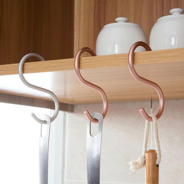 hooks & rails 3pcs s shaped hanger key holder kitchen bathroom hanging hangers organizer clothes storage rack aluminous
hooks & rails 3pcs s shaped hanger key holder kitchen bathroom hanging hangers organizer clothes storage rack aluminous