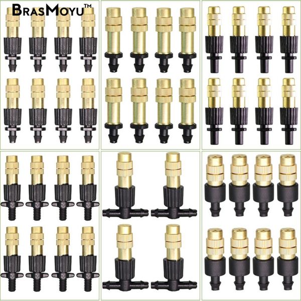 watering equipments brasmoyu 10-80pcs 6 types of micro drip irrigation misting brass nozzle garden spray cooling parts copper sprinkler 1/4&
watering equipments brasmoyu 10-80pcs 6 types of micro drip irrigation misting brass nozzle garden spray cooling parts copper sprinkler 1/4&