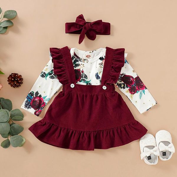 clothing sets 1pc born baby clothes set toddler girls long sleeve wine floral fashion romper bodysuit+suspender skirts outfits, White
clothing sets 1pc born baby clothes set toddler girls long sleeve wine floral fashion romper bodysuit+suspender skirts outfits, White