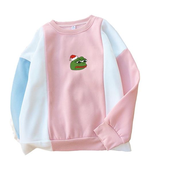 women's hoodies & sweatshirts arrival kawaii frog print hip hop fashion solid drop shoulder women loose funny cartoon pullover spliced, Black
women's hoodies & sweatshirts arrival kawaii frog print hip hop fashion solid drop shoulder women loose funny cartoon pullover spliced, Black