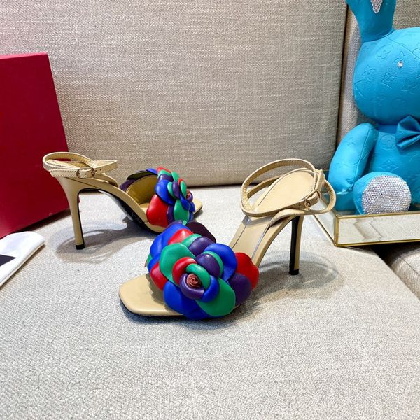 2021 blade fashion designer launches female sandals, slippers, high heel and leather sole, Black
2021 blade fashion designer launches female sandals, slippers, high heel and leather sole, Black