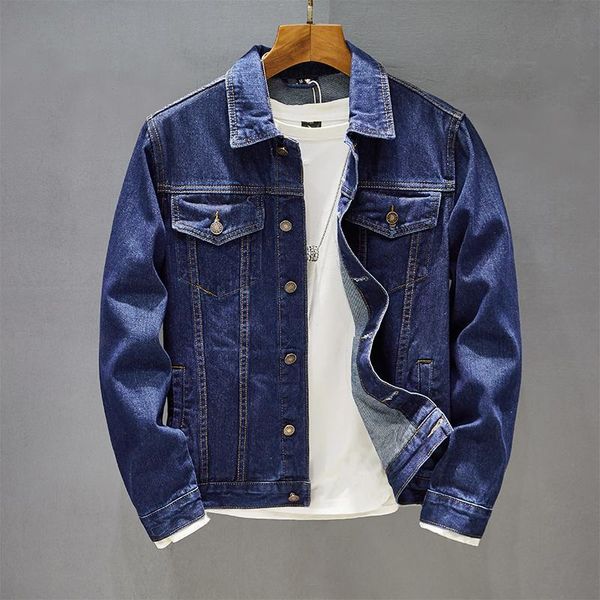 men's jackets 4xl 5xl slim denim jacket plus size classic design spring autumn coat fashion trend skinny youth motorcycle male, Black;brown
men's jackets 4xl 5xl slim denim jacket plus size classic design spring autumn coat fashion trend skinny youth motorcycle male, Black;brown