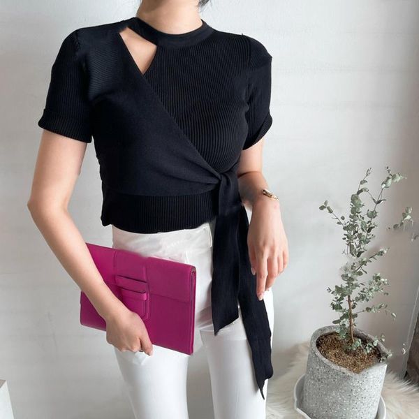 women's t-shirt alien kitty 2021 summer o-neck office design lady t-shirts women solid knit asymmetrical tee sweet girl elegant, White
women's t-shirt alien kitty 2021 summer o-neck office design lady t-shirts women solid knit asymmetrical tee sweet girl elegant, White