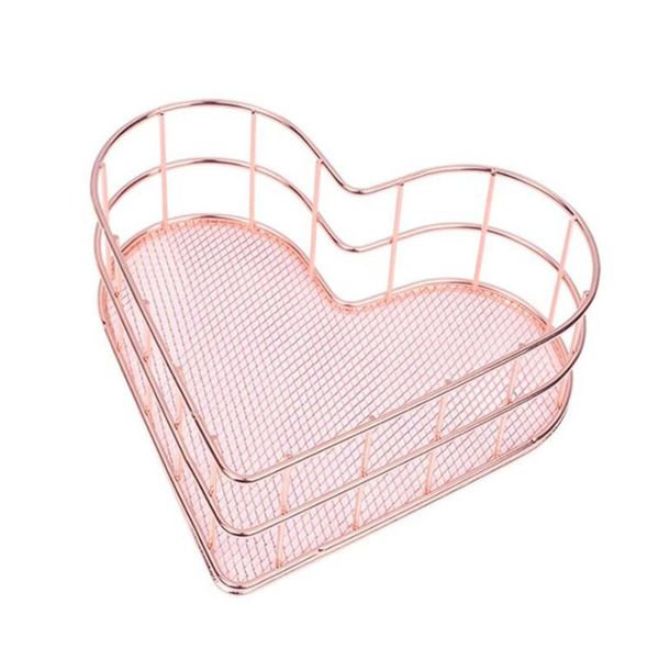 storage baskets deskbasket multifunctional metal nordic rose gold *heart shape table cosmetics organizer space saver small furniture
storage baskets deskbasket multifunctional metal nordic rose gold *heart shape table cosmetics organizer space saver small furniture