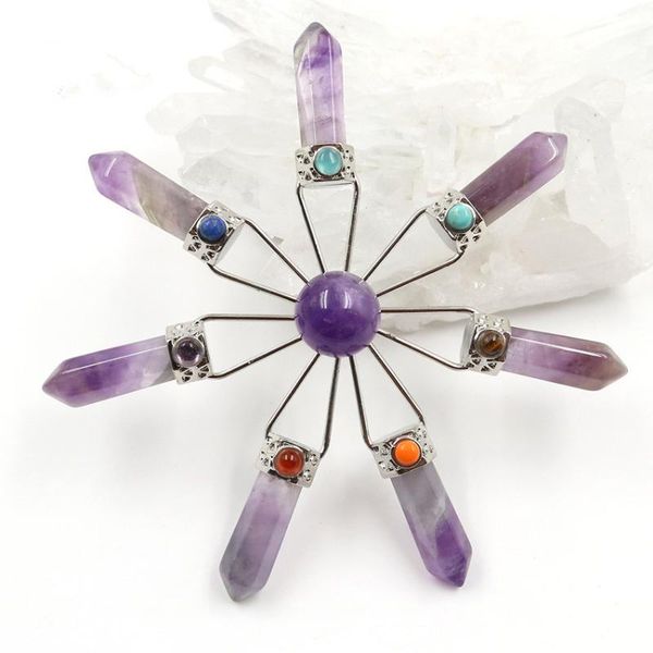 pendants 2021 natural purple amethysts healing crystal 7 point energy generator white spiritual charm chakra stone pendulum, Black
pendants 2021 natural purple amethysts healing crystal 7 point energy generator white spiritual charm chakra stone pendulum, Black