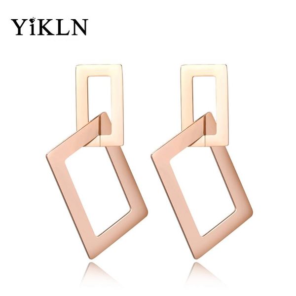 dangle & chandelier yikln stainless steel jewelry rectangular hollow exaggerated rose gold stud earrings bijoux brincos pendientes mujer ye1, Silver
dangle & chandelier yikln stainless steel jewelry rectangular hollow exaggerated rose gold stud earrings bijoux brincos pendientes mujer ye1, Silver