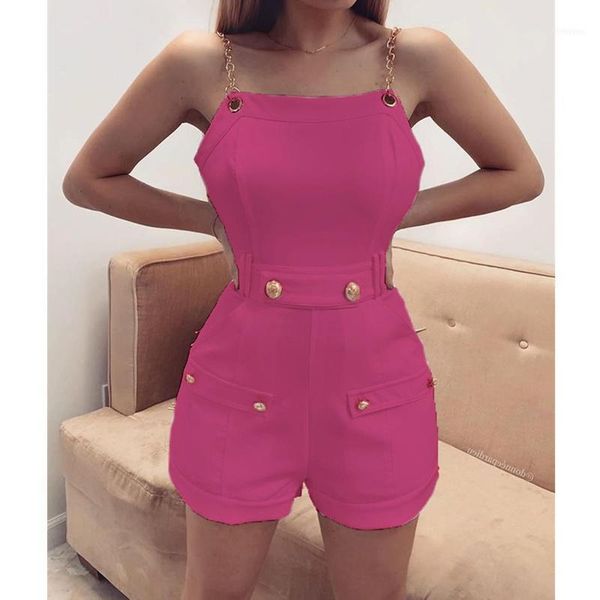 fashion women's sleeveless chain belt stylish jumpsuit shorts trouser ladies holiday casual playsuits streetwear1, Black;white
fashion women's sleeveless chain belt stylish jumpsuit shorts trouser ladies holiday casual playsuits streetwear1, Black;white