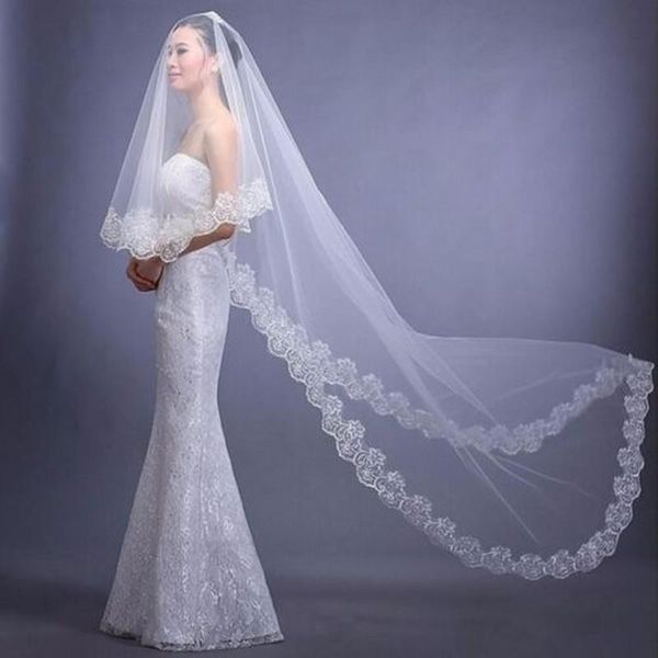 bridal veils pageant 3m veil white/ivory cathedral lace edge wedding accessories without comb bride, Black
bridal veils pageant 3m veil white/ivory cathedral lace edge wedding accessories without comb bride, Black
