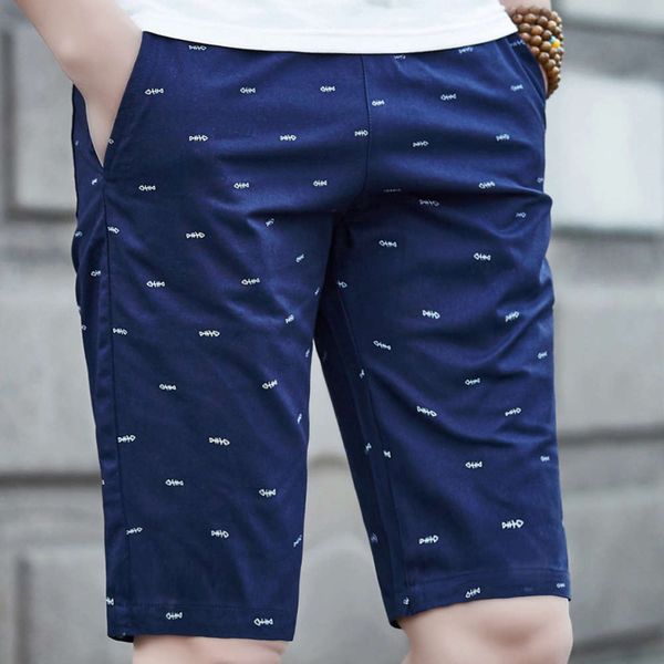 men's shorts summer pure cotton men's casual elastic shorts fish bone print large 5-point pants, White;black
men's shorts summer pure cotton men's casual elastic shorts fish bone print large 5-point pants, White;black