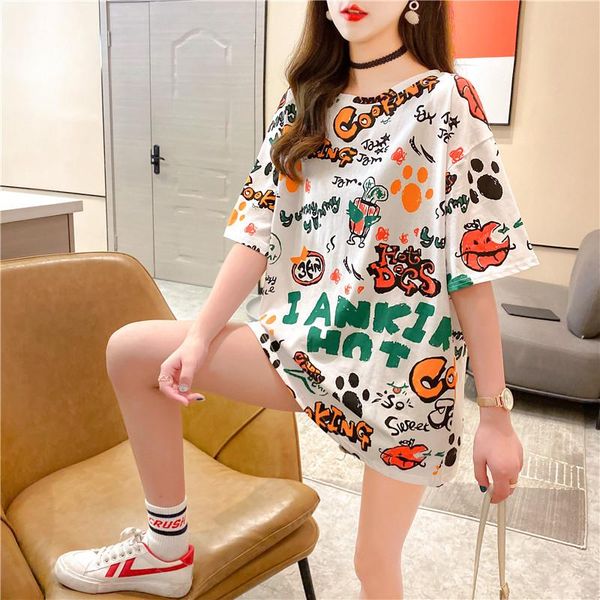 women's t-shirt white oversized t shirt women 2021 summer letter print short sleeve graphic tee high street femme plus size tshirts
women's t-shirt white oversized t shirt women 2021 summer letter print short sleeve graphic tee high street femme plus size tshirts