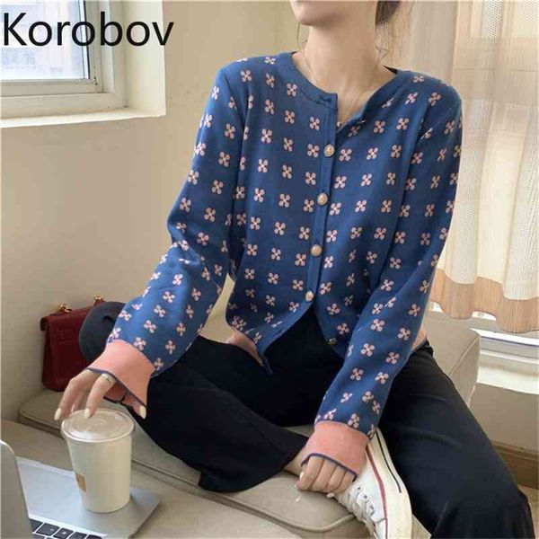 korobov korean long sleeve o neck women cardigans vintage single breasted crop sueter mujer vintage chic outwear 210430, White;black
korobov korean long sleeve o neck women cardigans vintage single breasted crop sueter mujer vintage chic outwear 210430, White;black