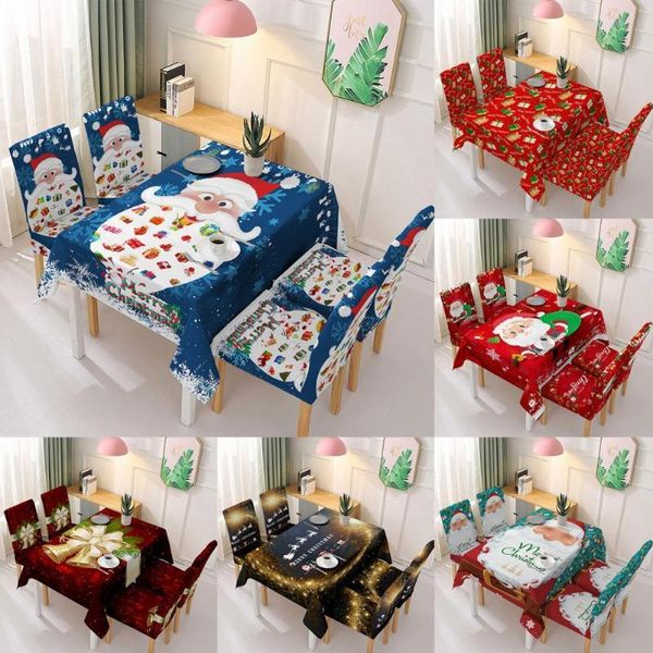 table cloth 5pc/set christmas tablecloth waterproof rectangular cover chair slip themed set home decor
table cloth 5pc/set christmas tablecloth waterproof rectangular cover chair slip themed set home decor