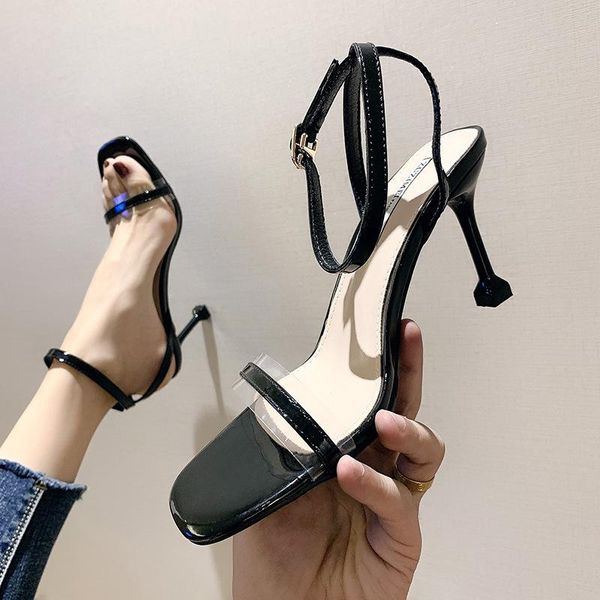 women sandals pu buckle strap 5cm 8cm thin heels high square toe shallow shoes sandalias mujer 2021 size 35-42 black
women sandals pu buckle strap 5cm 8cm thin heels high square toe shallow shoes sandalias mujer 2021 size 35-42 black