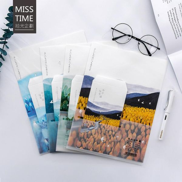 9pcs/set 3 envelopes+6 writting paper small lucky series envelope for gift stationery school supplies packing bags
9pcs/set 3 envelopes+6 writting paper small lucky series envelope for gift stationery school supplies packing bags
