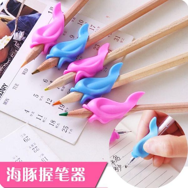 refills cute dolphin student holding pen posture corrector pupil writing holder 10 pcs/lot child silicone pencil er, Black;red
refills cute dolphin student holding pen posture corrector pupil writing holder 10 pcs/lot child silicone pencil er, Black;red