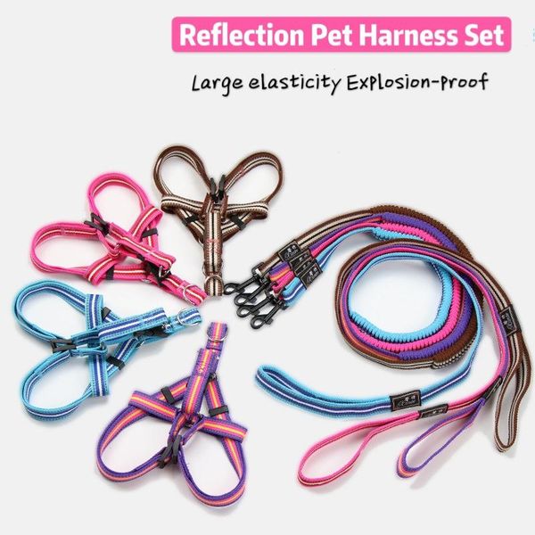 dog collars & leashes reflective flexible pet harness leash set durable puppy chest strap traction rope accessories
dog collars & leashes reflective flexible pet harness leash set durable puppy chest strap traction rope accessories