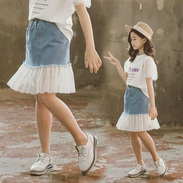 big girl denim mesh skirts spring autumn summer wear kids fashion skirt children clothes 4-16t
big girl denim mesh skirts spring autumn summer wear kids fashion skirt children clothes 4-16t