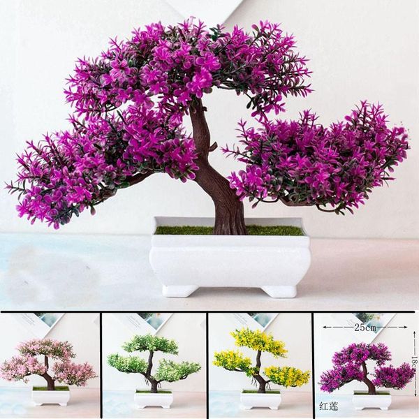 welcoming pine bonsai artificial plant for living room office home decor small tree pot plants fake flowers potted ornaments decorative & wr
welcoming pine bonsai artificial plant for living room office home decor small tree pot plants fake flowers potted ornaments decorative & wr