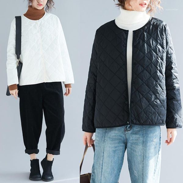 women's down & parkas thin short padded jacket women autumn winter coat quilted o-neck loose parker cotton long-sleeve cotton-padded ou, Black
women's down & parkas thin short padded jacket women autumn winter coat quilted o-neck loose parker cotton long-sleeve cotton-padded ou, Black