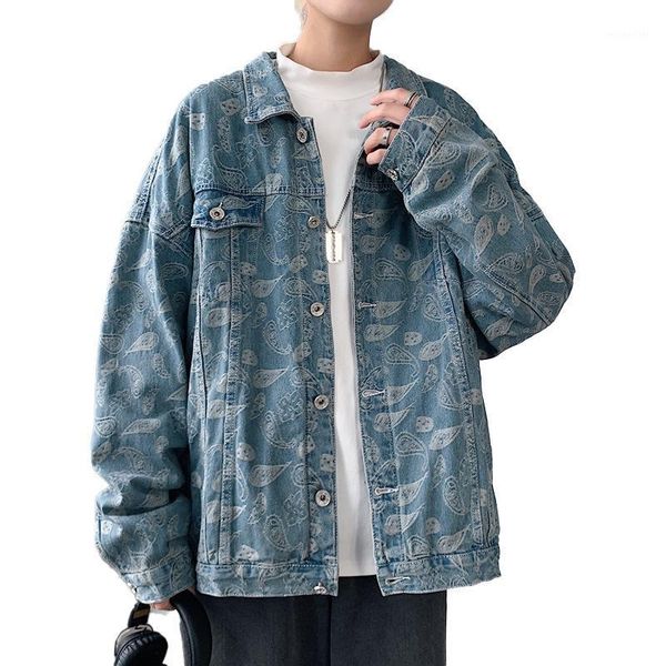 big yards japanese mens denim jackets fashion men jeans cashew bf wind printing printed autumn casual outwear cowboy coats men's, Black;brown
big yards japanese mens denim jackets fashion men jeans cashew bf wind printing printed autumn casual outwear cowboy coats men's, Black;brown