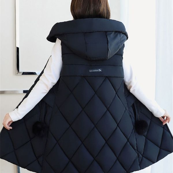 spring autumn korean waistcoat vest winter women sleeveless jacket women plus size women's down cotton 211120, Black;white
spring autumn korean waistcoat vest winter women sleeveless jacket women plus size women's down cotton 211120, Black;white