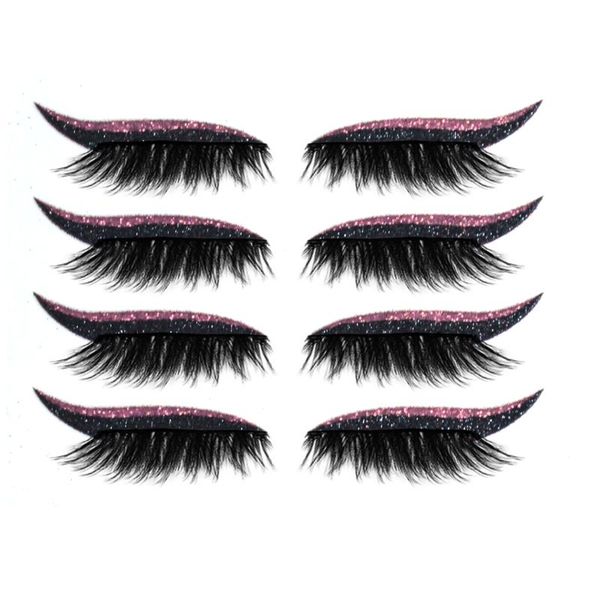 false eyelashes 4 pair reusable lashes eyeliner and eyelash stickers 7 color waterproof easy to use remove
false eyelashes 4 pair reusable lashes eyeliner and eyelash stickers 7 color waterproof easy to use remove