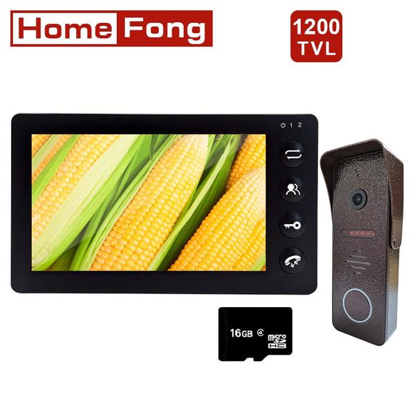 video door phones homefong intercom for home 7" doorbell camera with monitor wide angle, lens unlock recording 16gb sd card
video door phones homefong intercom for home 7" doorbell camera with monitor wide angle, lens unlock recording 16gb sd card