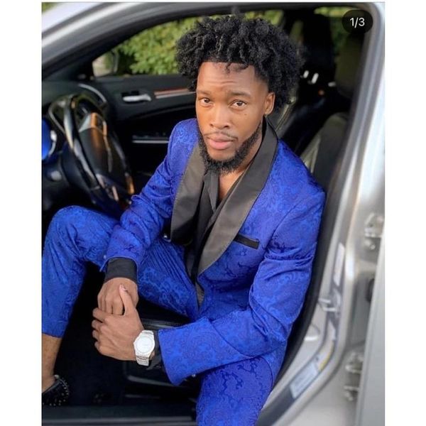 men's suits & blazers handsome royal blue floral formal men costume wedding groom tuxedo slim fit terno masculino prom party man blazer, White;black
men's suits & blazers handsome royal blue floral formal men costume wedding groom tuxedo slim fit terno masculino prom party man blazer, White;black