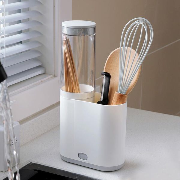 household dustproof spoon cutlery drain chopsticks tube with cover knife and fork storage box bottles & jars
household dustproof spoon cutlery drain chopsticks tube with cover knife and fork storage box bottles & jars