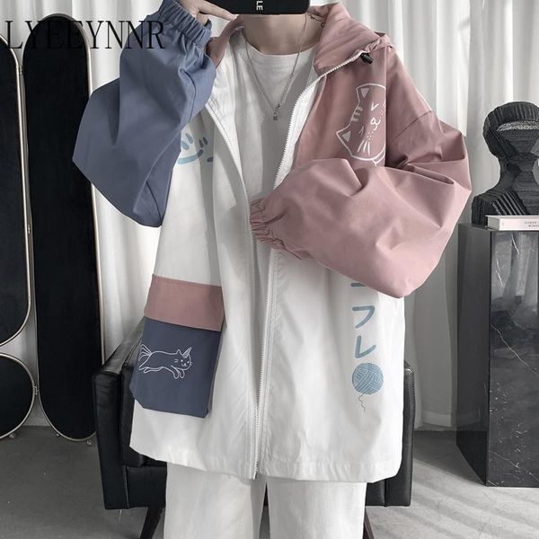 spring oversized jackets japan style contrast color zipper coats loose cartoon printing long-sleeved women's, Black;brown
spring oversized jackets japan style contrast color zipper coats loose cartoon printing long-sleeved women's, Black;brown