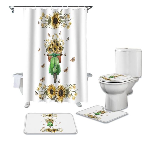 shower curtains sunflower electric car butterfly curtain sets non-slip rugs toilet lid cover and bath mat waterproof bathroom
shower curtains sunflower electric car butterfly curtain sets non-slip rugs toilet lid cover and bath mat waterproof bathroom