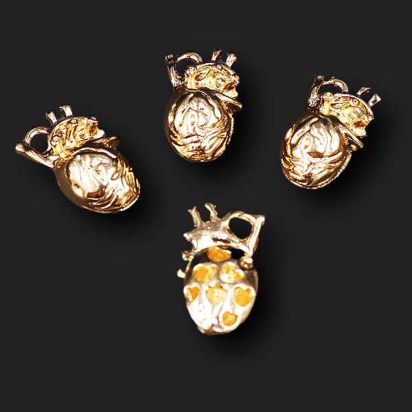 charms 6pcs gold plated 3d heart pendants fashion necklace earrings metal accessories diy jewelry crafts findings p775, Bronze;silver
charms 6pcs gold plated 3d heart pendants fashion necklace earrings metal accessories diy jewelry crafts findings p775, Bronze;silver