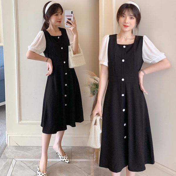 3098# summer chic korean fashion patchwork maternity nursing long dress a line loose slim clothes for pregnant women pregnancy dresses, White
3098# summer chic korean fashion patchwork maternity nursing long dress a line loose slim clothes for pregnant women pregnancy dresses, White