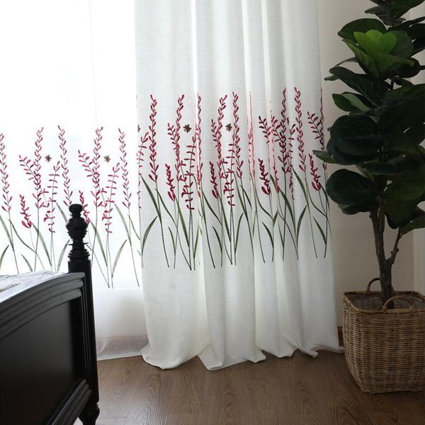 curtain & drapes cotton linen embroidered lavender curtains for living room tulle kitchen windows bedroom pastoral style home
curtain & drapes cotton linen embroidered lavender curtains for living room tulle kitchen windows bedroom pastoral style home