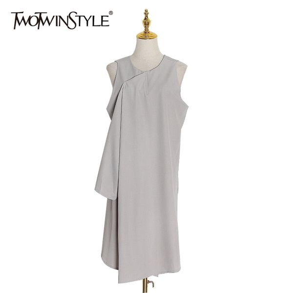 black asymmetrical dress for women o neck sleeveless loose a line dresses female spring fashion clothing 210520, Black;gray
black asymmetrical dress for women o neck sleeveless loose a line dresses female spring fashion clothing 210520, Black;gray