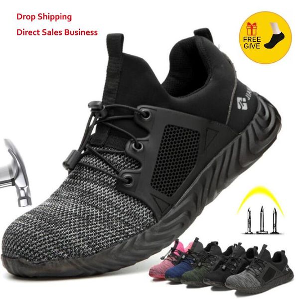 boots male safety shoes light work steel toe men breathable working sneakers anti-puncture, Black
boots male safety shoes light work steel toe men breathable working sneakers anti-puncture, Black